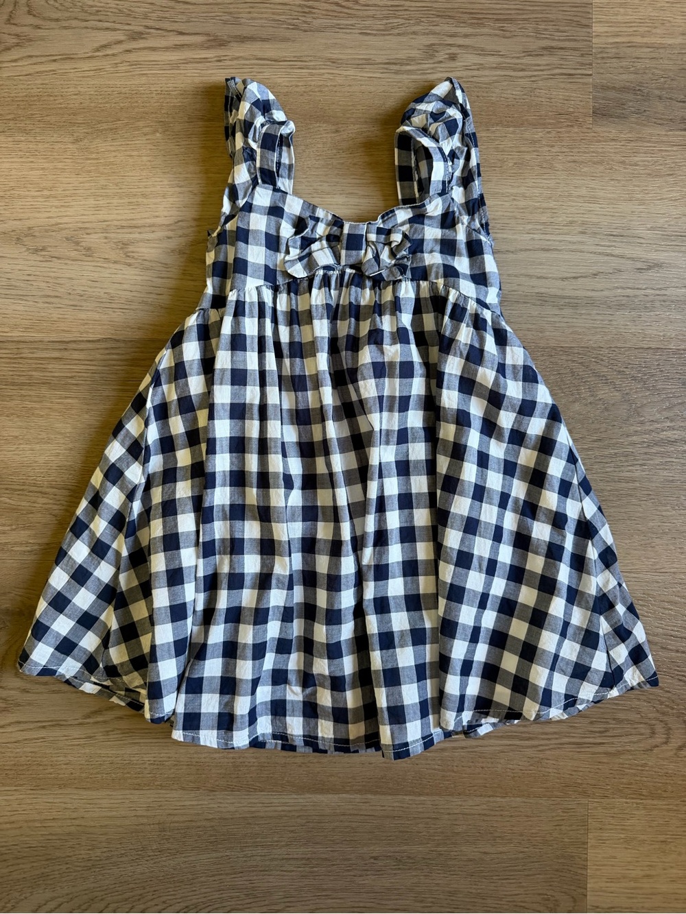 Janie and Jack navy gingham dress - size 2T new without tags